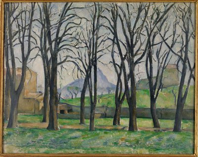 Chestnut Trees at Jas de Bouffan, c.1885-86 by Paul Cézanne